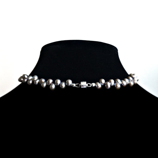 Silver Pearl Necklace